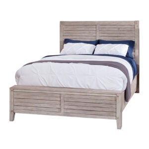 2810 Aurora King Complete Panel Bed W/ Panel Footboard