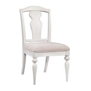 3910 Rodanthe 5 Pc Dining Set - Pedestal Table, 4 Splat Back Chairs
