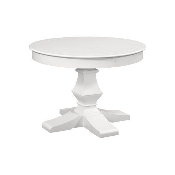 6510 Cottage Traditions Round Pedestal Table (Base Only)  W/ Leaf