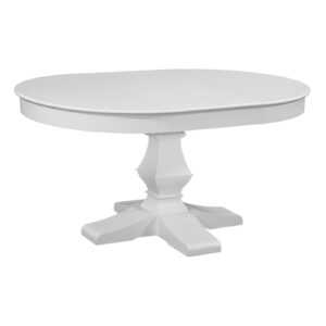 6510 Cottage Traditions Round Pedestal Table (Base Only)  W/ Leaf