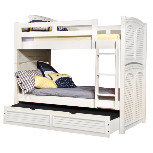 6510 Cottage Traditions Complete 3/3 Over 3/3 Bunkbed W/ Trundle
