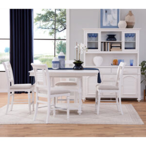 6510 Cottage Traditions 5 Pc Dining Set - Gathering Table, 4 Side Chairs