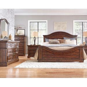 7800 Stonebrook 5 Pcs Bedroom Set- Queen Bed, Dresser, Mirror, Chest, Nightstand